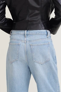 Sydney Mid Rise Baggy Fit Jeans