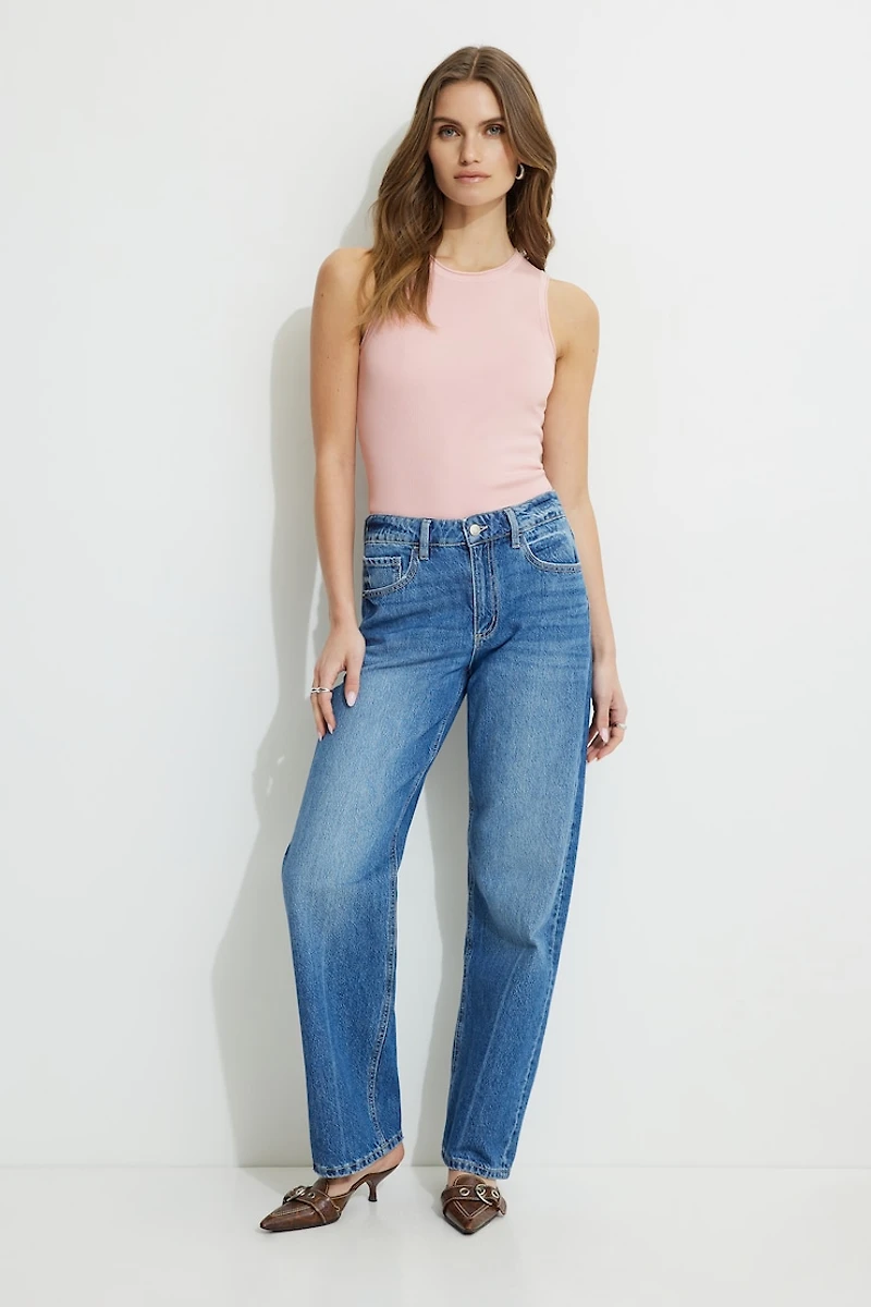 Camisole en tricot côtelée Pia