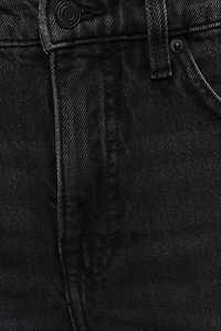 Jean rigide à taille haute et jambe droite Cara