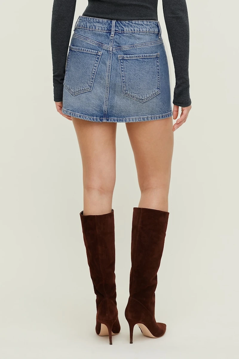 Gia Mini Denim Skort