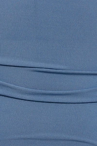 High Cowl Banded Bubble Top