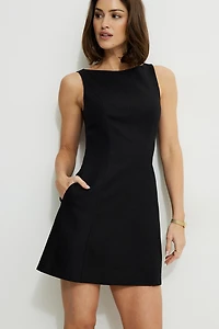 Audrie Linen Mini Dress