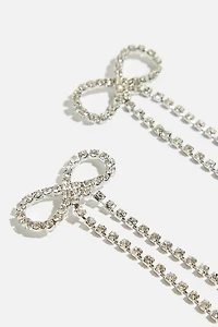 Boucles d’oreilles pendantes en forme de boucle