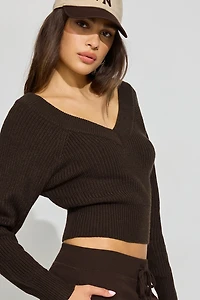 Rylie Supersoft V-Neck Top