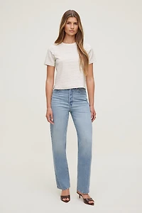 Everyday Striped Heavy Cotton T Shirt