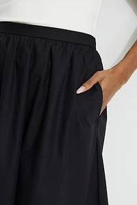 Lily Voluminous Poplin Maxi Skirt