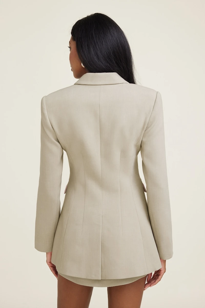 Nipped Waist Blazer