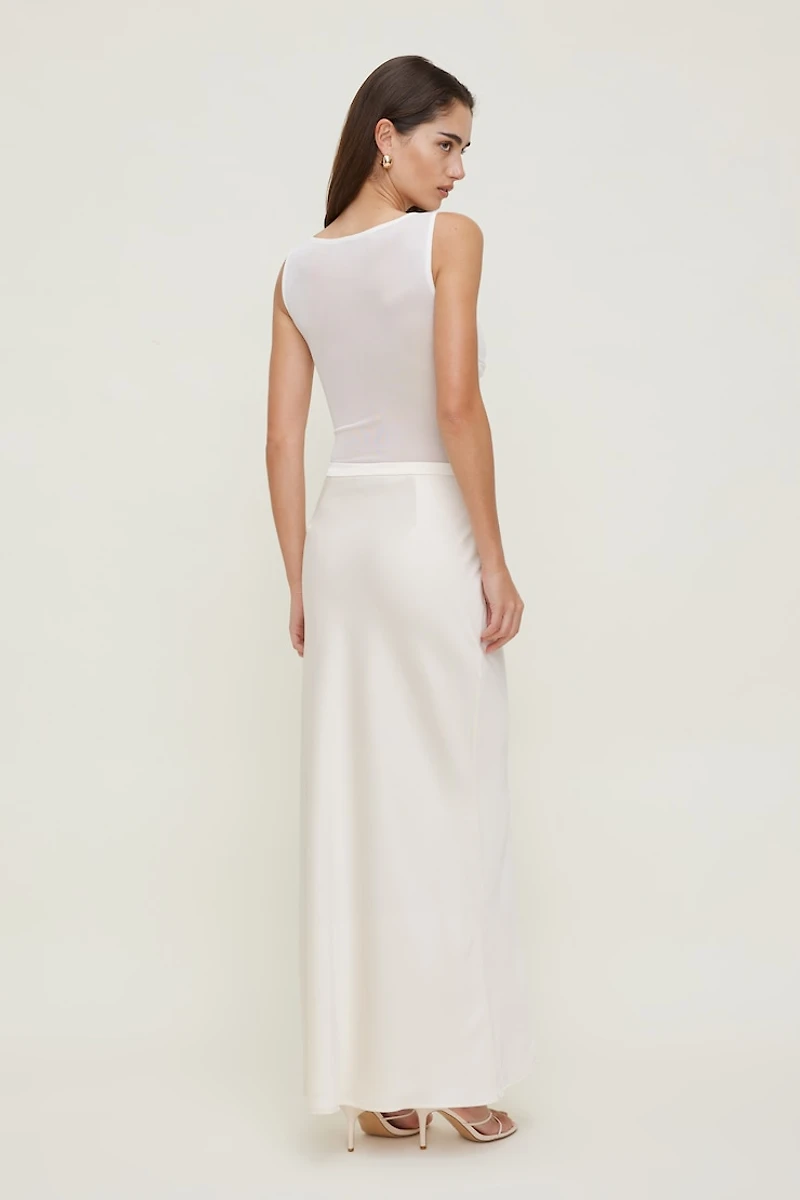 Justaucorps en maille diaphane