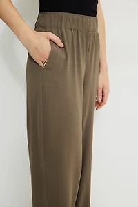 Wide Leg Pull On Pants