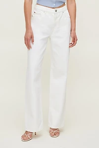 Mika Mid Rise Relaxed Straight Leg Jeans