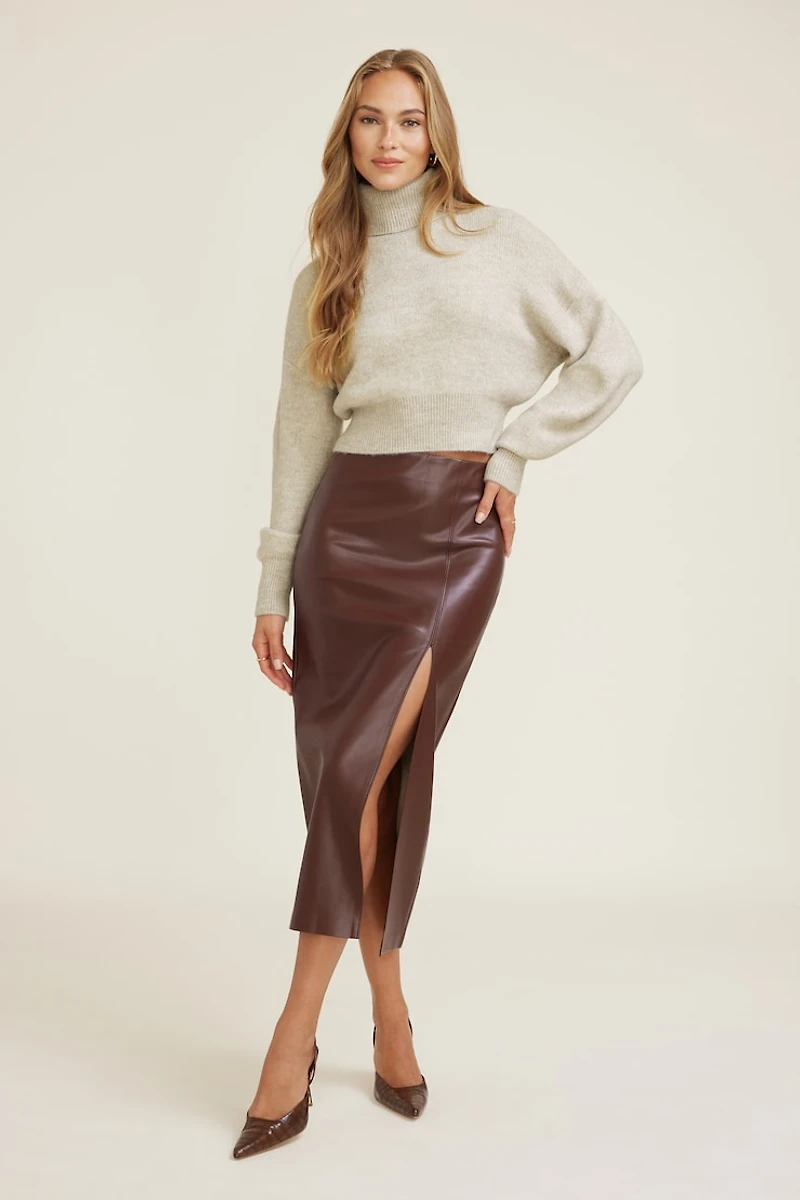 Ellora Crop Turtleneck Sweater