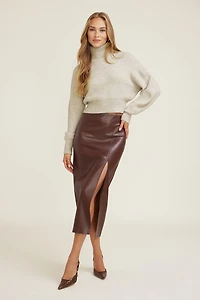 Ellora Crop Turtleneck Sweater