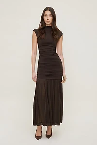 Sculpt Mix Media Mermaid Maxi Dress