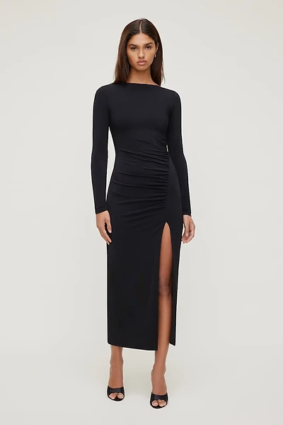 Sculpt Ruched Maxi Dress