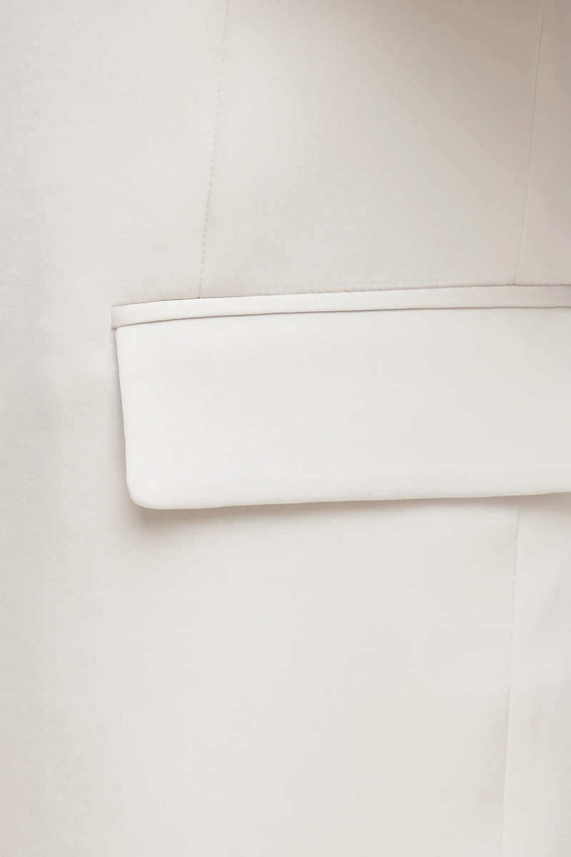 Noa Oversized Satin Blazer