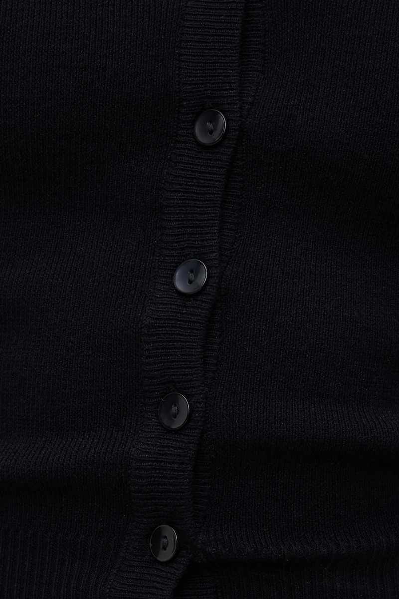 Cardigan à col rond Rebecca