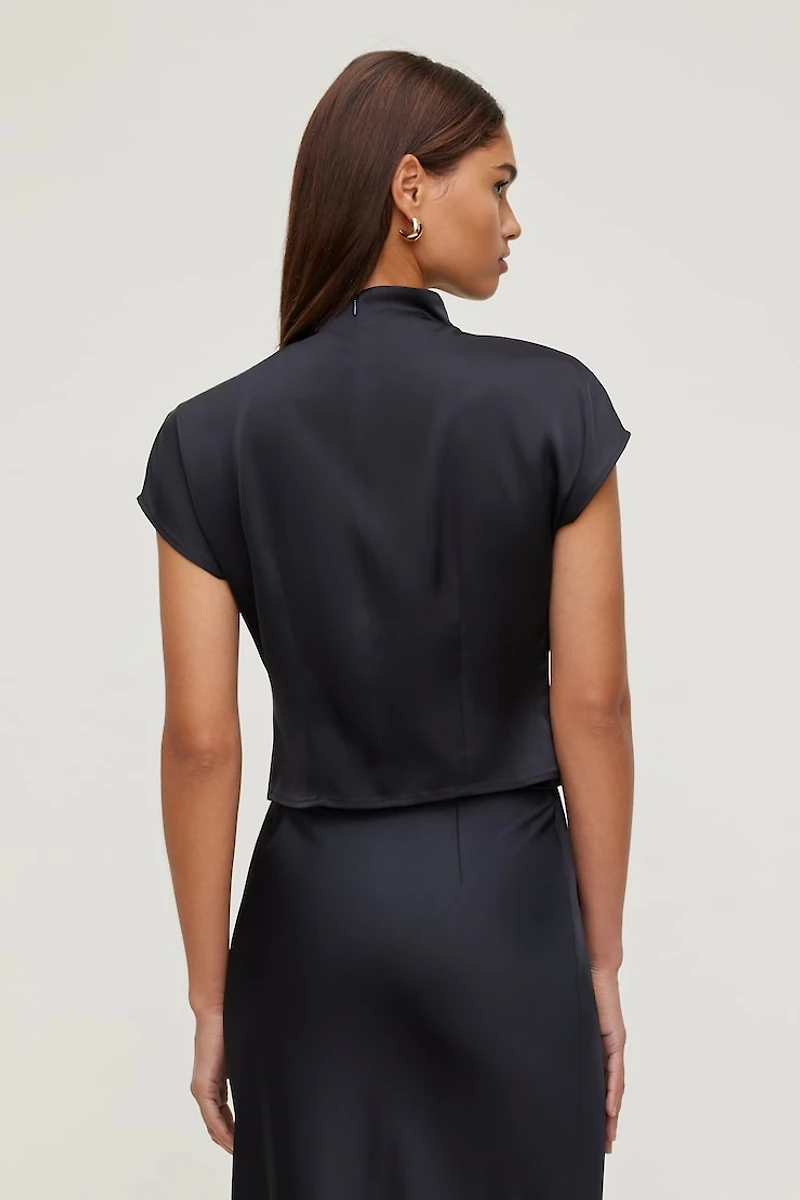 Ella Layered Satin Blouse