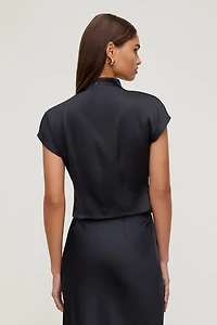 Ella Layered Satin Blouse