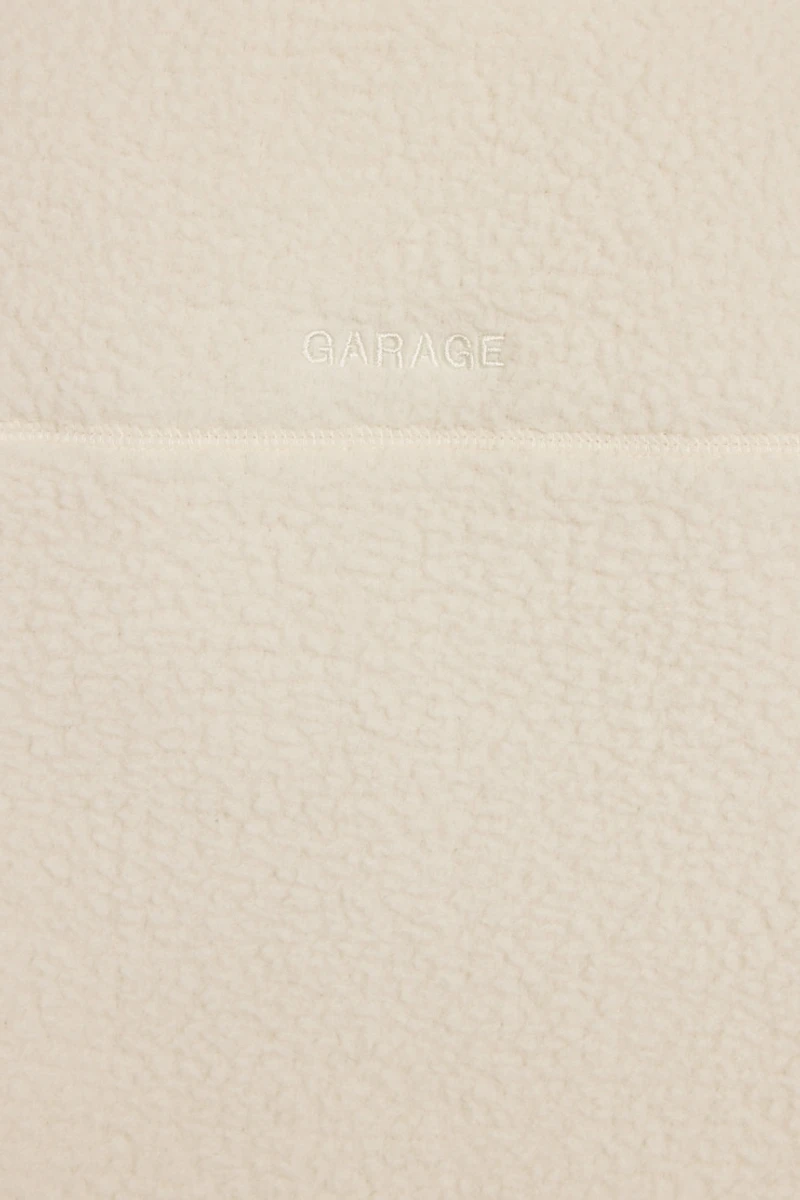 Sherpa Mock Neck Half Zip Sweater