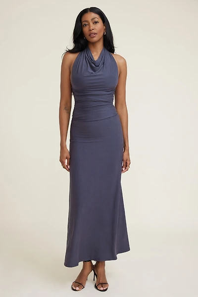 Cowl Neck Modal Maxi Dress