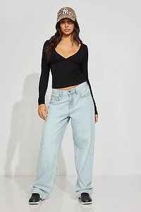 Crossover Long Sleeve Top