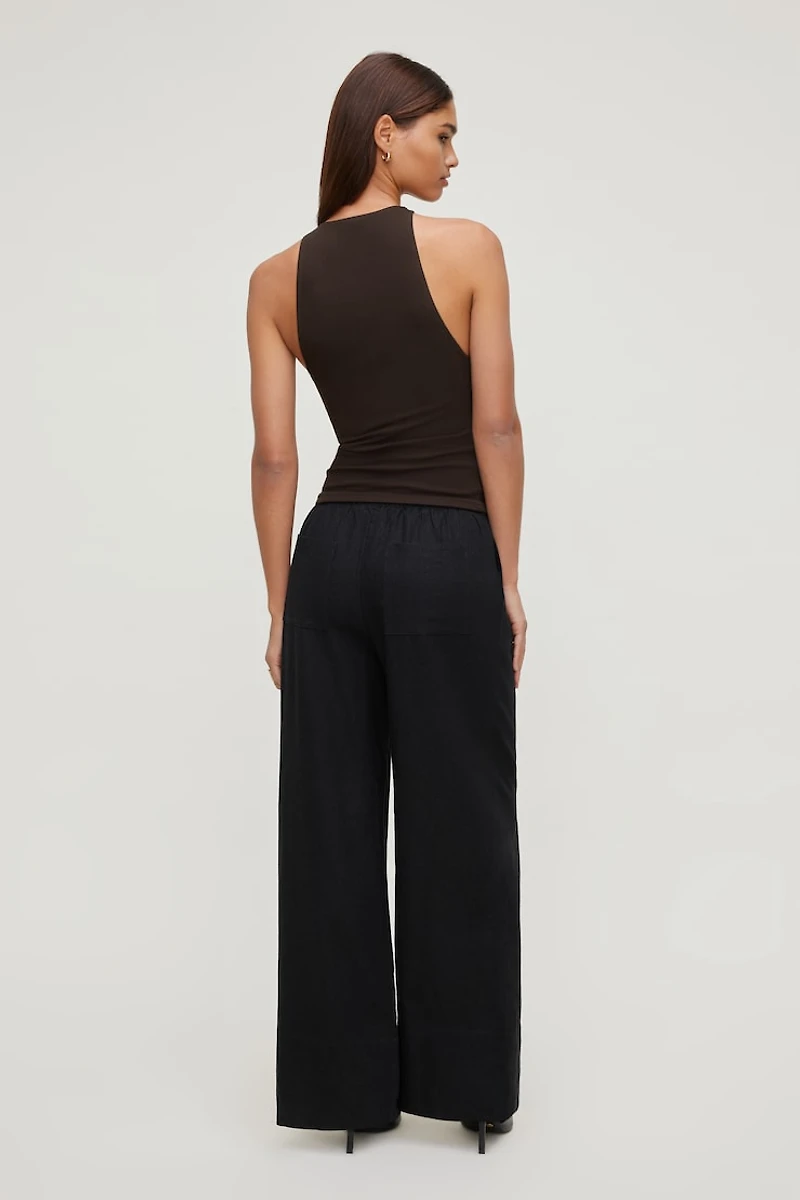 Leo Linen Wide Leg Pants