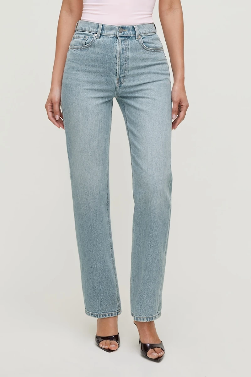 Jean confo à taille haute et jambe droite Olivia