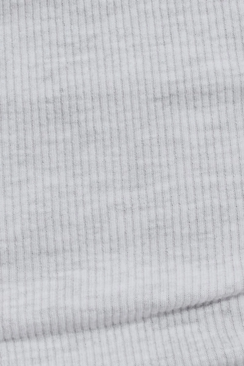 Square Neck Ribbed Tank Top