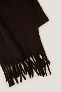 Oversized Fringed Scarf