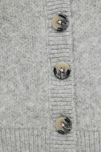 Cardigan décontracté à col en V