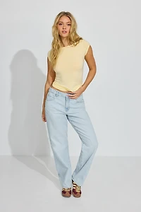 Estelle Boatneck Short Sleeve T Shirt