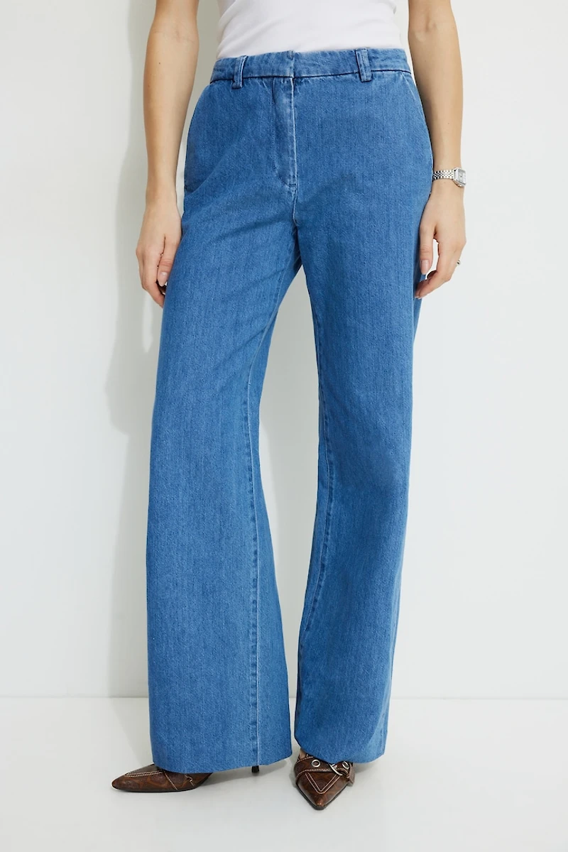 Wide Leg Trouser Jeans