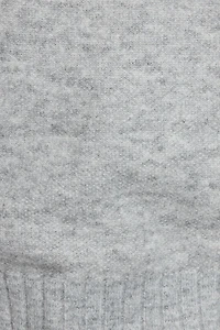 Chandail spongieux à col rond et manches longues