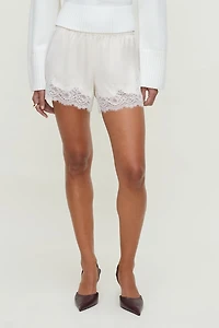 Lace Satin Shorts