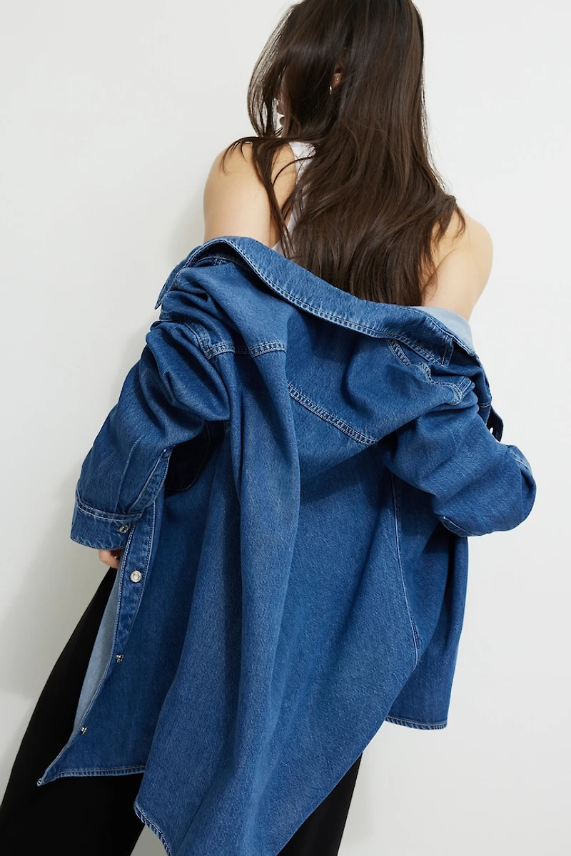 Oversized Tencel™ Denim Shirt