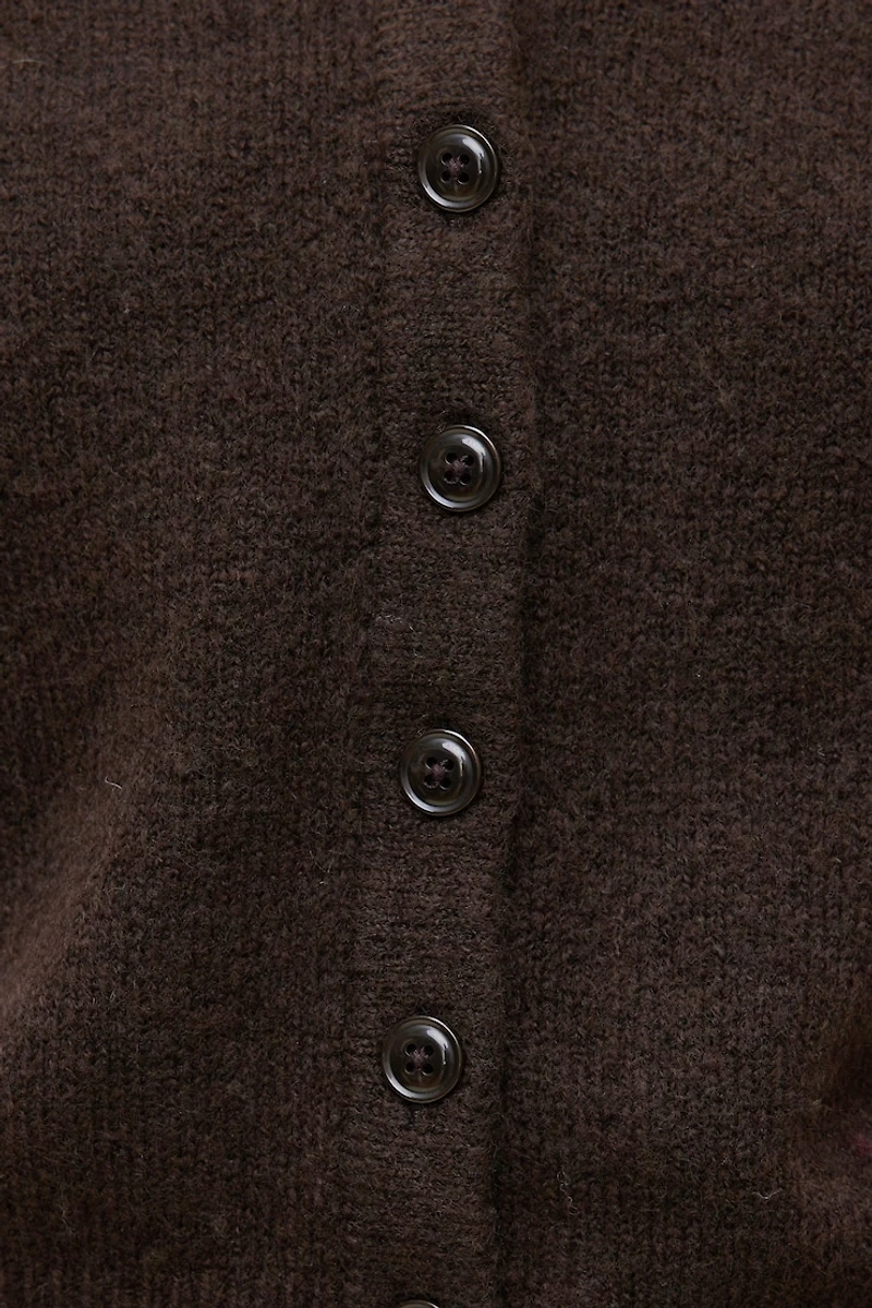 Cardigan à col rond Rebecca