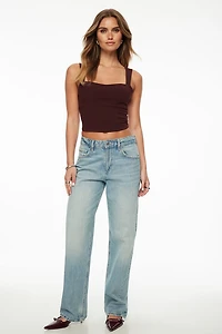 Open Back Corset Top