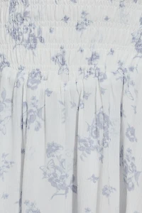 Combicourt smocké Ayla à col licou