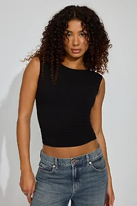 SuperSoft Ruched Back Top