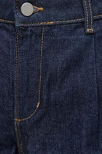 Eliana Pleated High Rise Denim Shorts