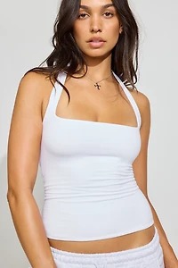 Smooth Square Neck Halter Top