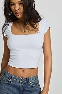 Portia Square Neckline T Shirt