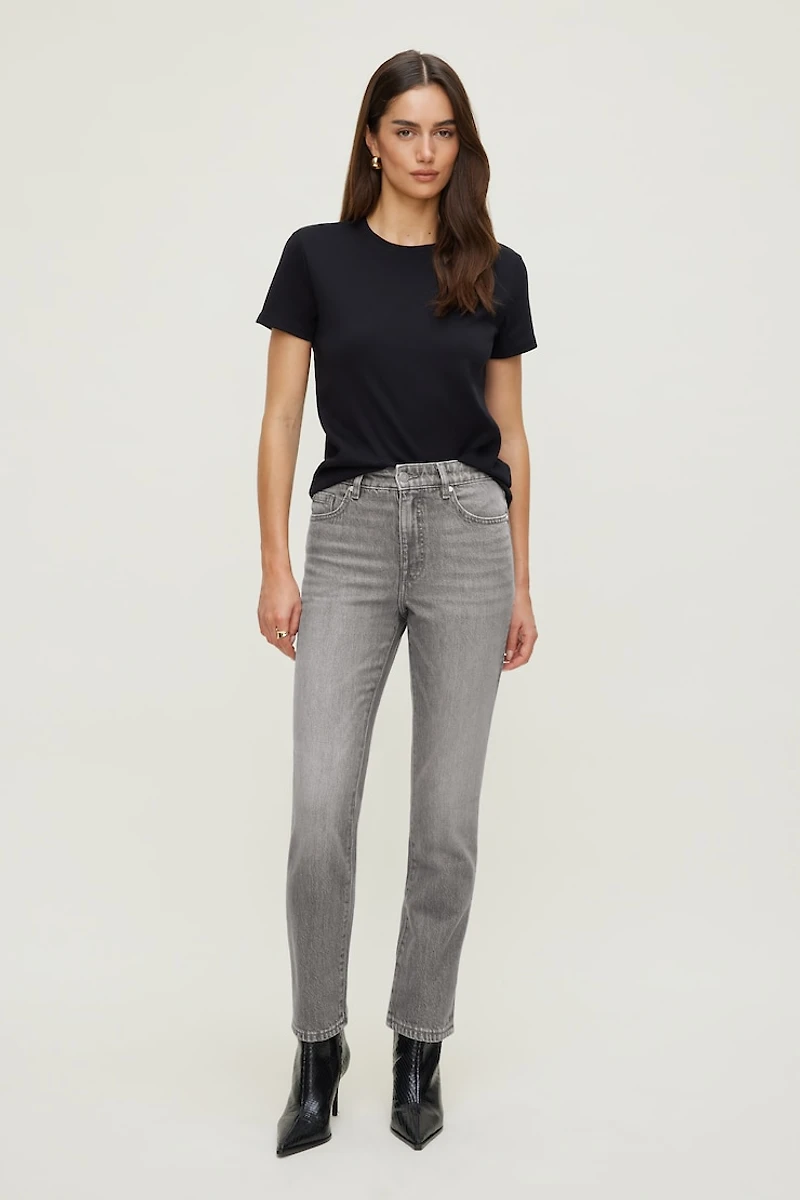 Frenchie High Rise Slim Leg Jeans