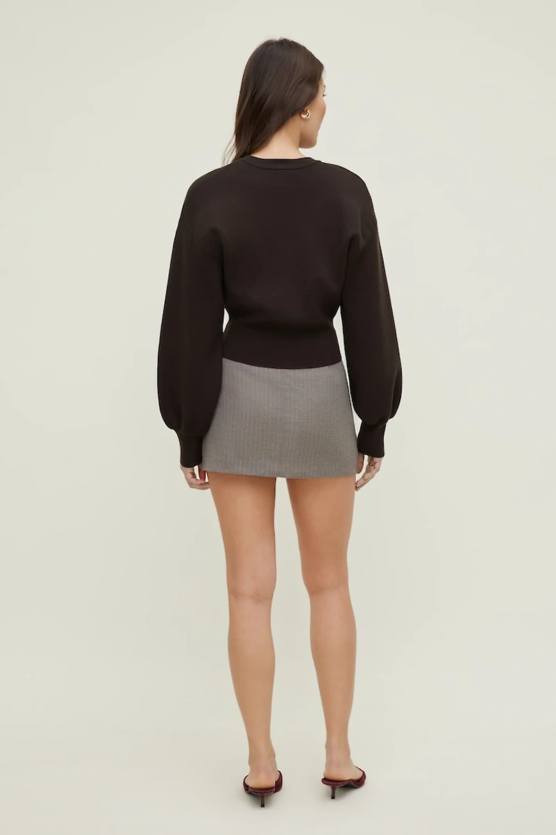 Balloon Sleeve Cardigan