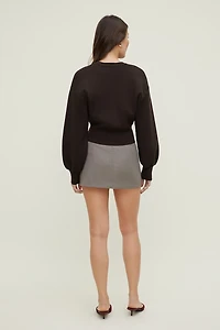 Balloon Sleeve Cardigan