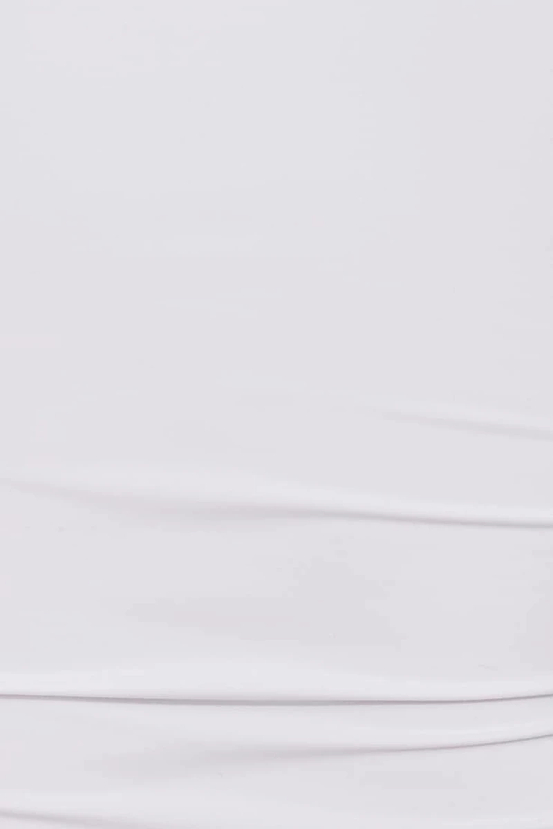 Haut à manches longues et col rond Sleek