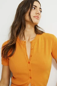 Cardigan à manches courtes Becca