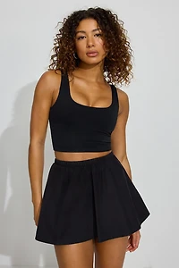 Peyton Poplin Skort