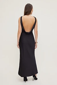 Nora Satin Maxi Slip Dress