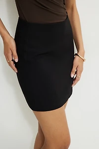 Kylie Mid Thigh Mini Skirt